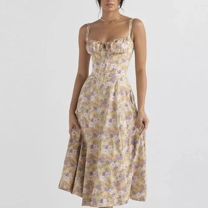 Vestido Floral Cameron - Lunna Glow