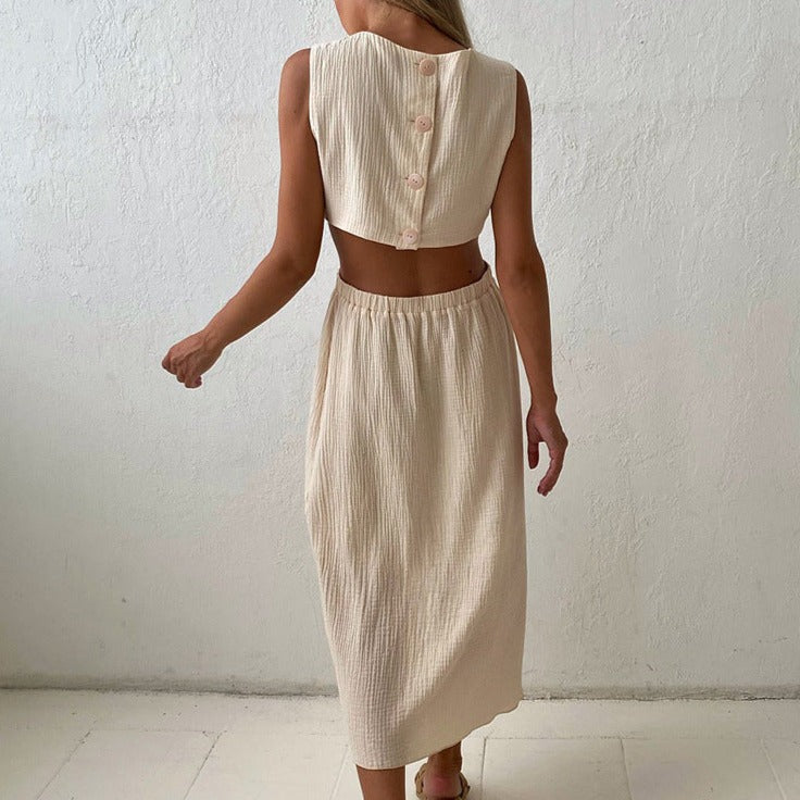 Vestido com Recorte Cropped Maya - Lunna Glow